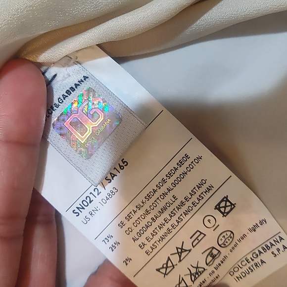 Dolce & Gabbana Italian Luxury Renaissance lace and satin dress sz 34 XS - Picture 5 of 9